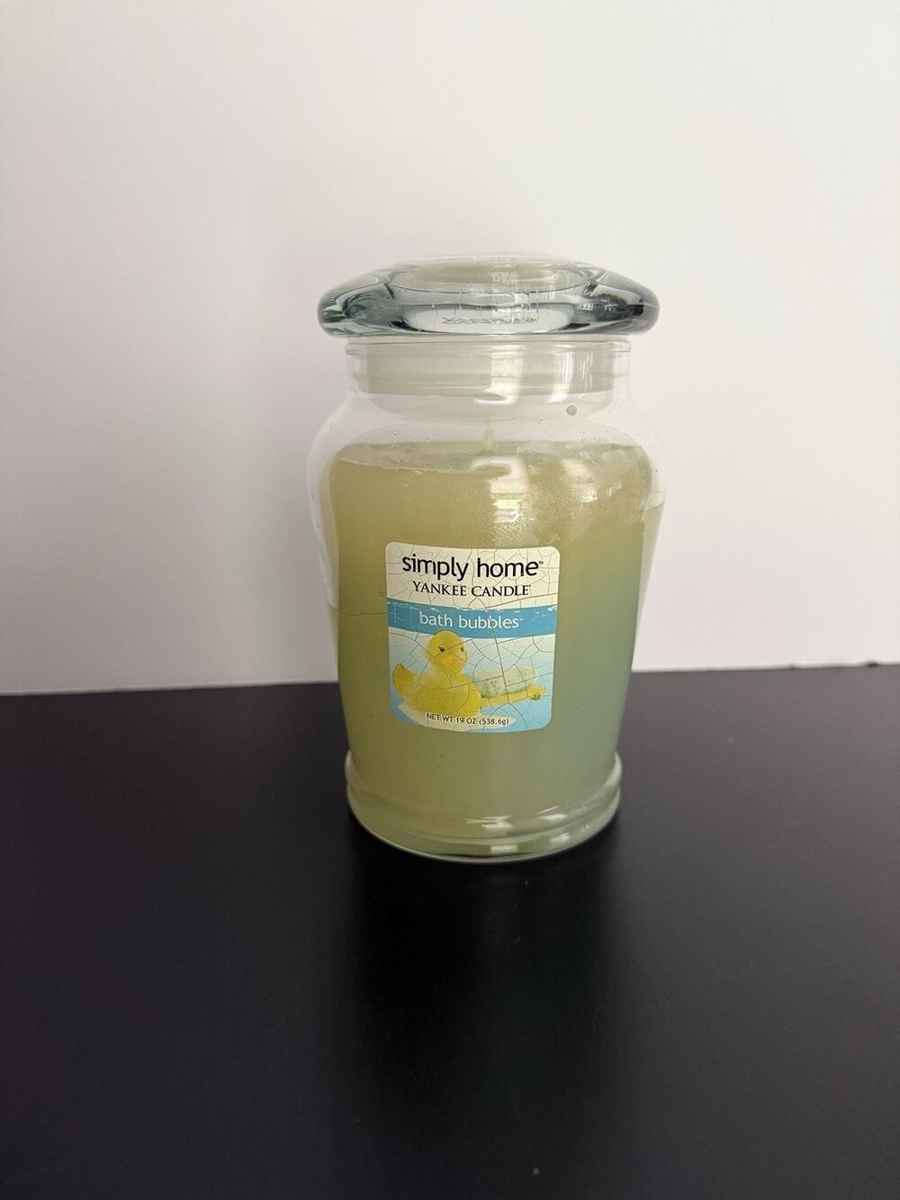 Simply Home Yankee Bath Bubbles 19 oz Jar - Retired Scent - Unburned NEW - Rare